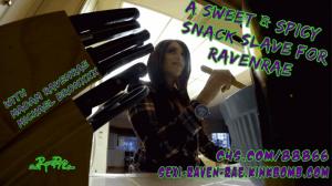 sexiravenrae.com - A Sweet & Spicy Snack Slave for RavenRae HD WMV thumbnail